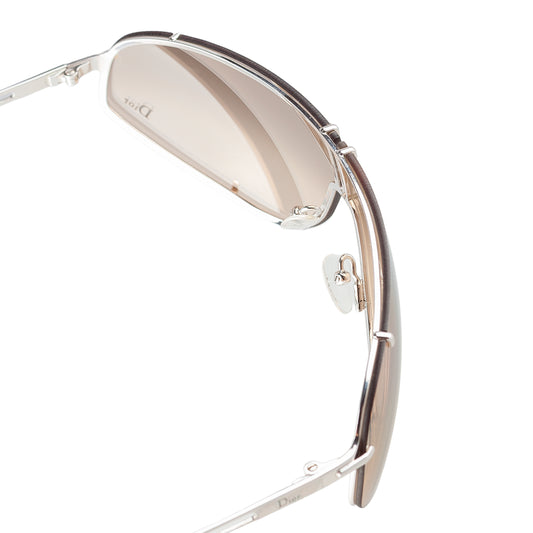 Christian Dior Cossack Champagne Shield Sunglasses