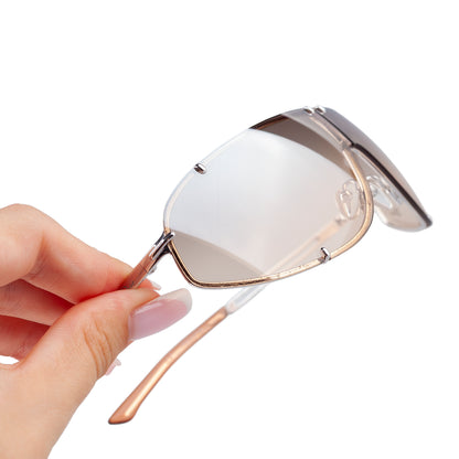 Christian Dior Cossack Champagne Shield Sunglasses