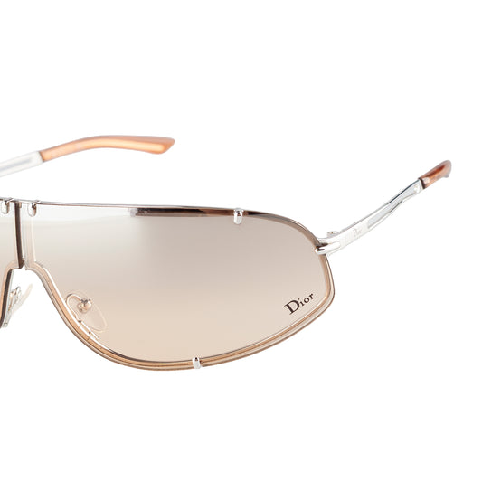 Christian Dior Cossack Champagne Shield Sunglasses