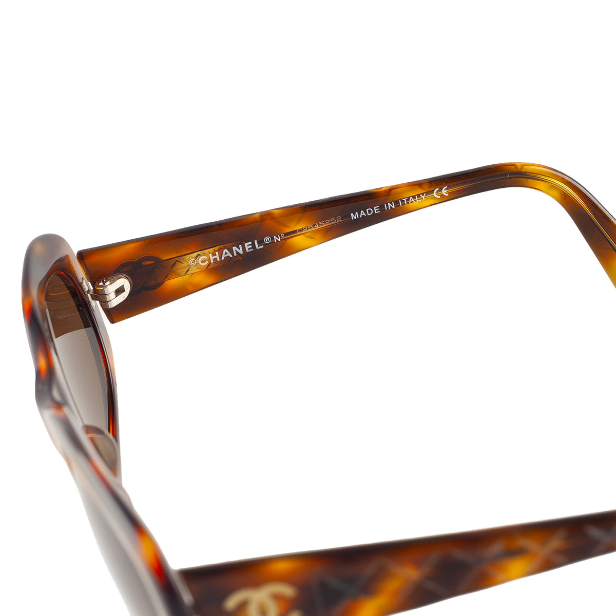 Chanel 5009 502/93 Tortoiseshell Quilted CC Sunglasses