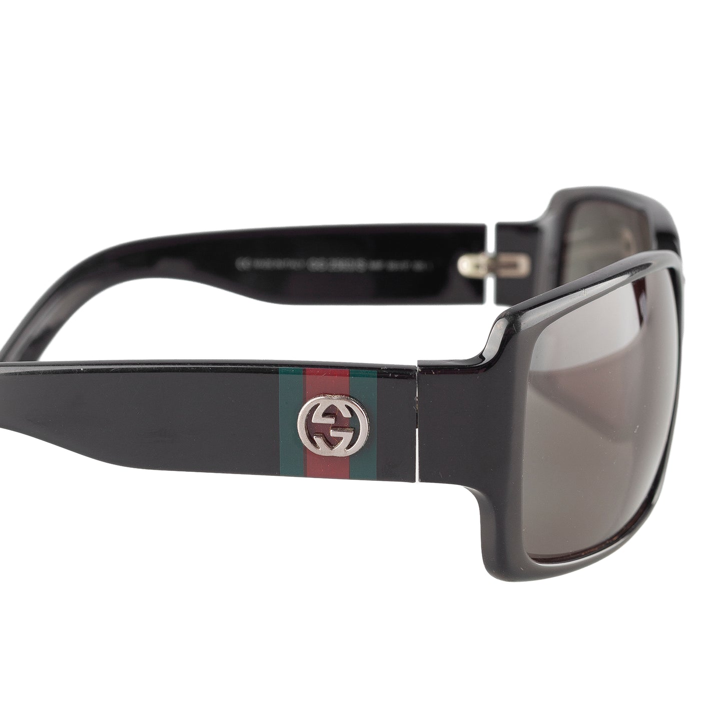 Gucci GG 2563/S Black Web Stripe Interlocking G Sunglasses