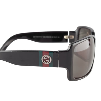 Gucci GG 2563/S Black Web Stripe Interlocking G Sunglasses
