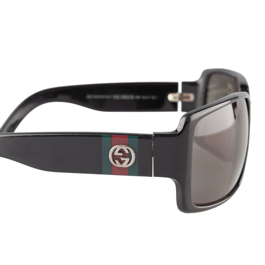 Gucci GG 2563/S Black Web Stripe Interlocking G Sunglasses