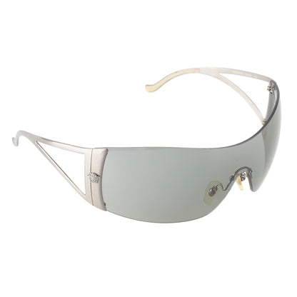 Versace MOD. 2034 Silver Medusa Shield Sunglasses