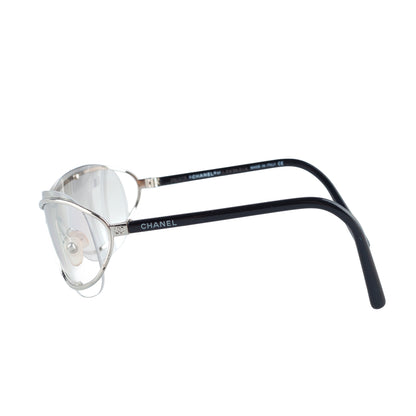 Chanel 4028 C.127/72 Silver Shield Sunglasses