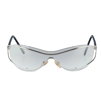 Chanel 4028 C.127/72 Silver Shield Sunglasses