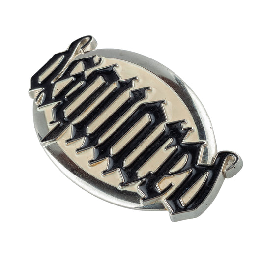 DSQUARED2 Gothic Logo Oval Belt Buckle