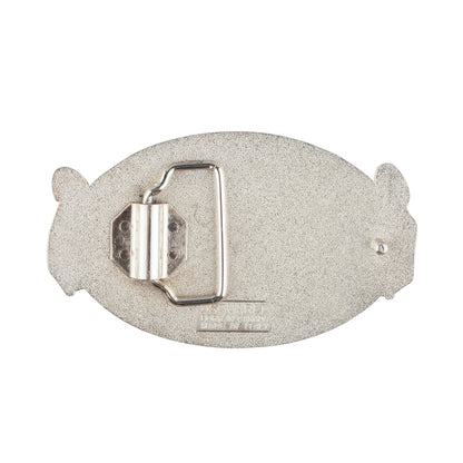DSQUARED2 Gothic Logo Oval Belt Buckle