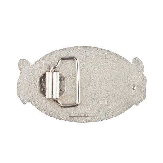 DSQUARED2 Gothic Logo Oval Belt Buckle