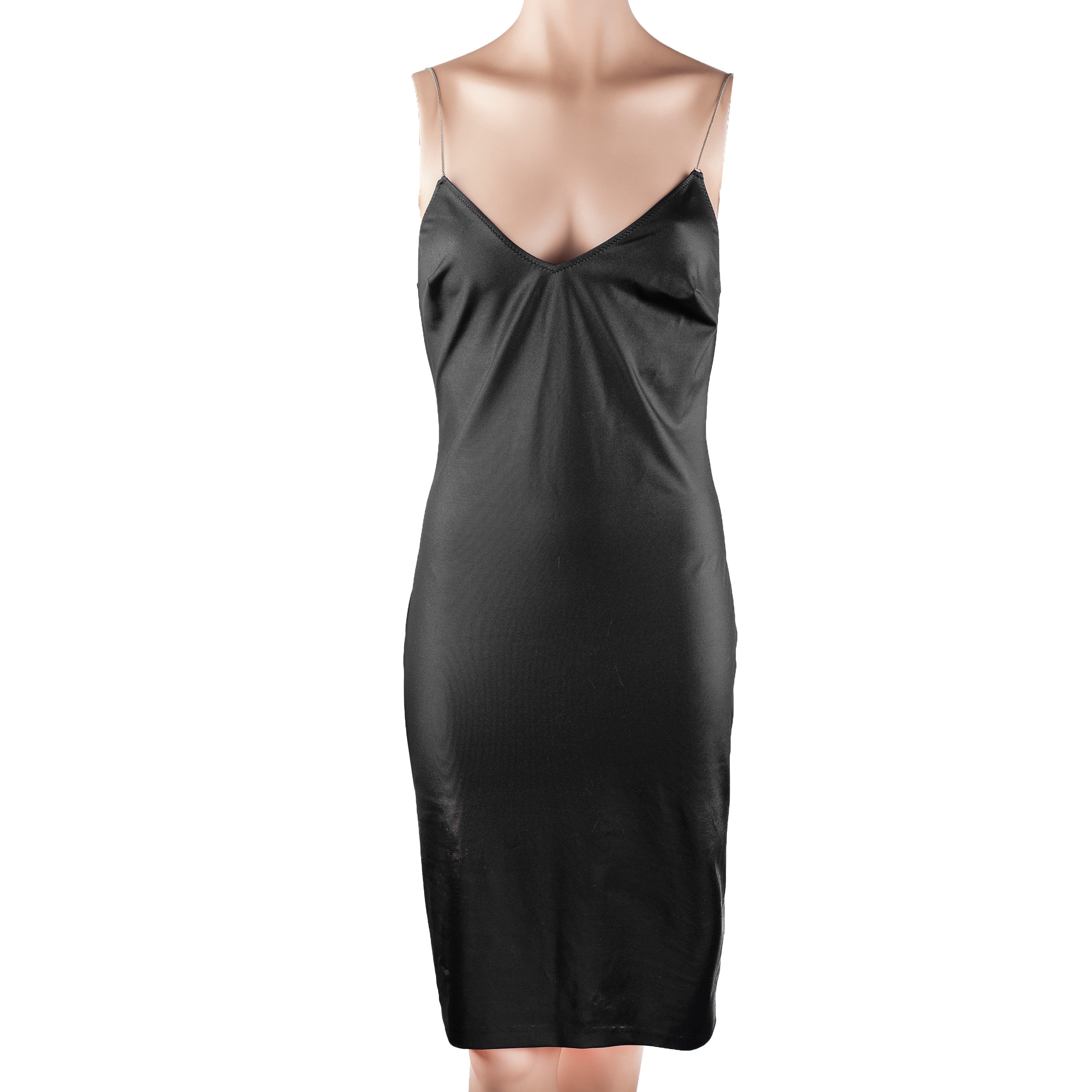 Dolce & Gabbana Mare Black Slip Dress