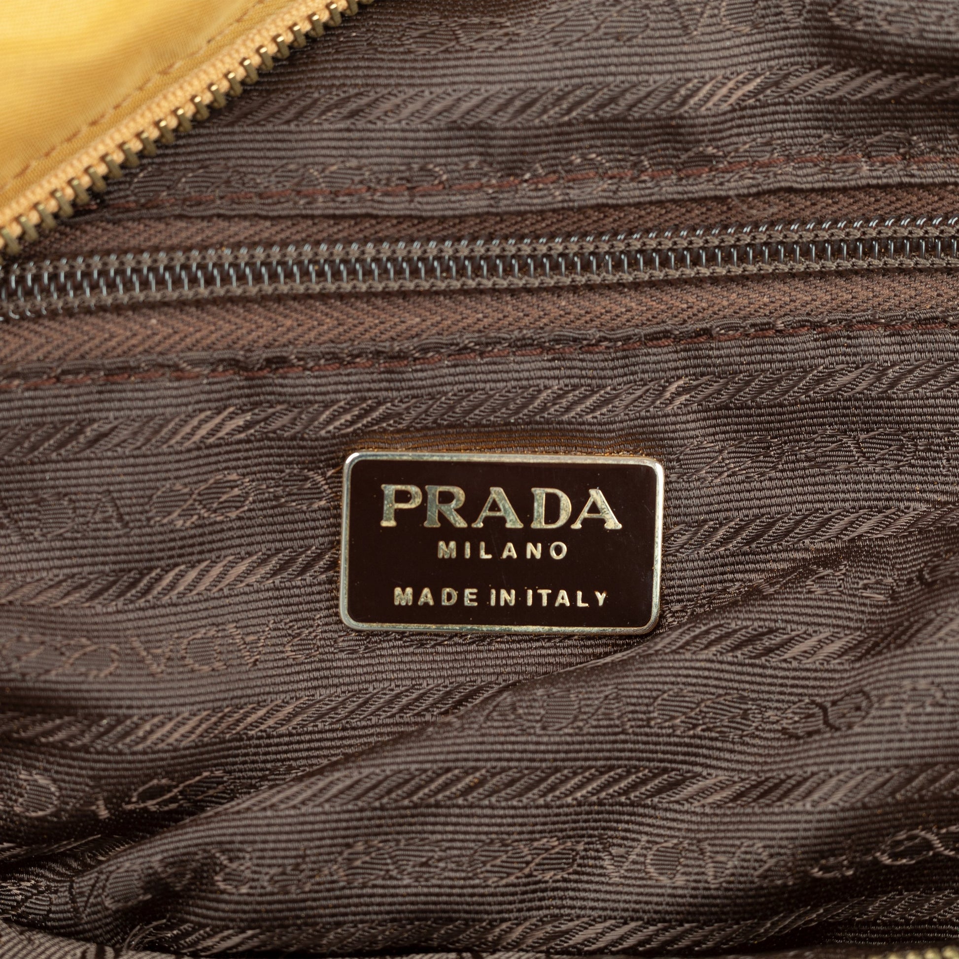 Prada Mustard Shoulder Bag