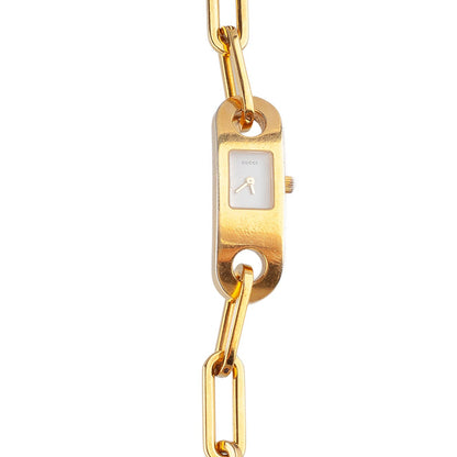 Gucci 6100L Series Gold Plated Wristwatch Golden