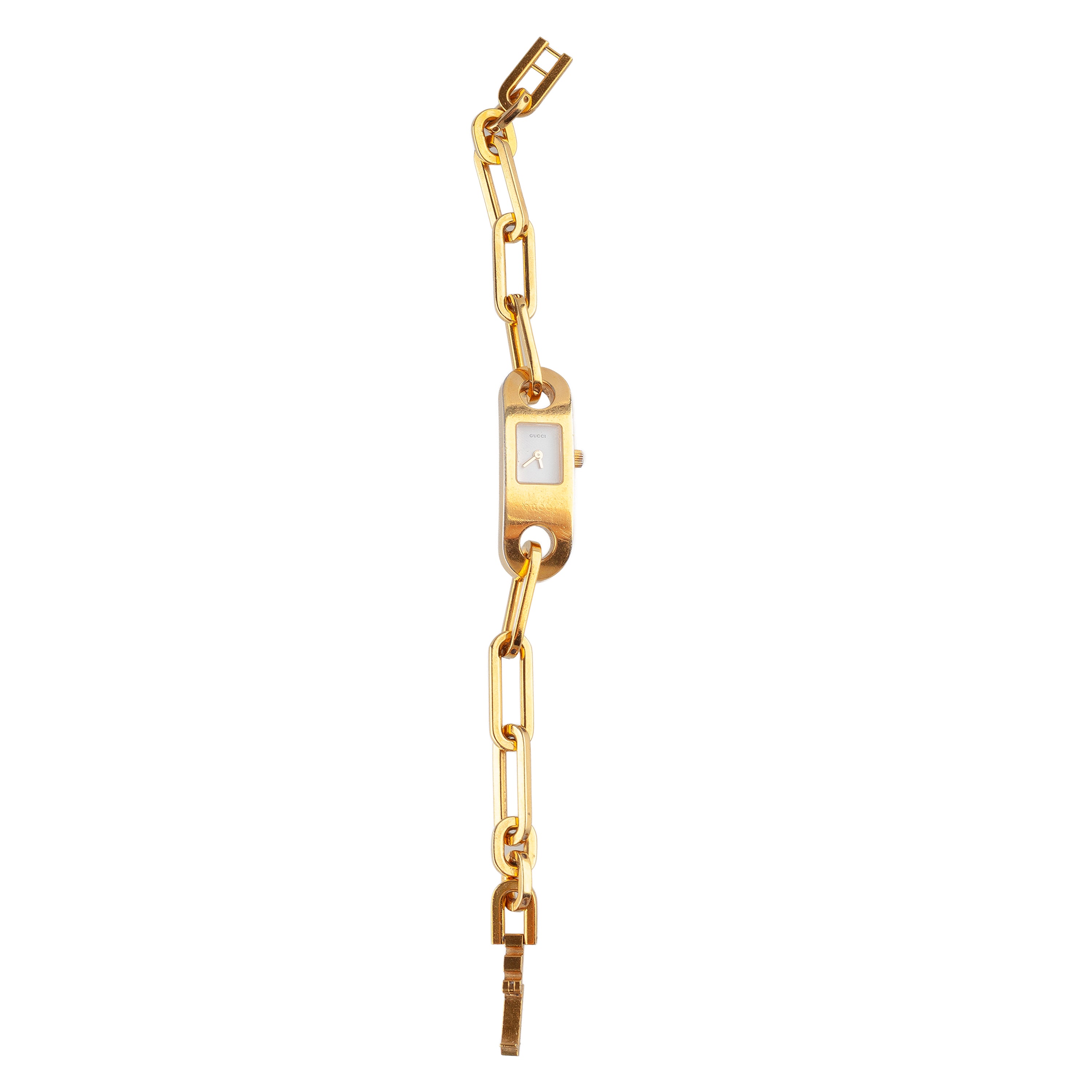 Gucci 6100L Series Gold Plated Wristwatch Golden