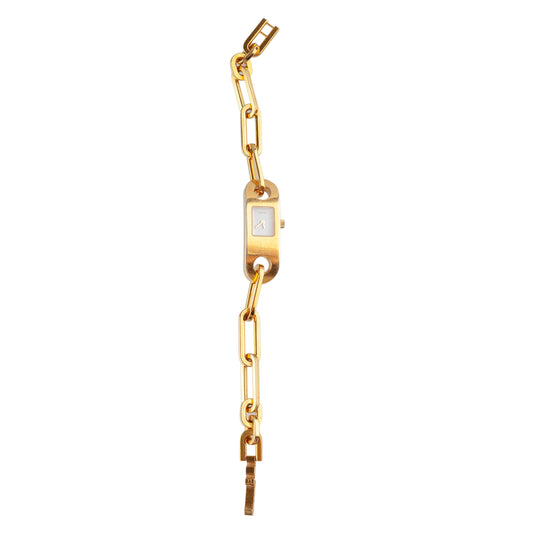 Gucci 6100L Series Gold Plated Wristwatch Golden