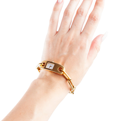 Gucci 6100L Series Gold Plated Wristwatch Golden