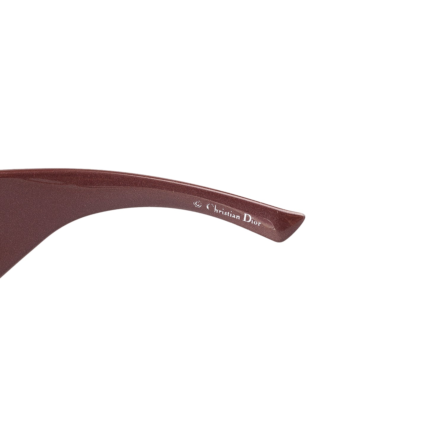 Christian Dior 2004 "DIORI" QEPZV Brown & Golden Shield Sunglasses