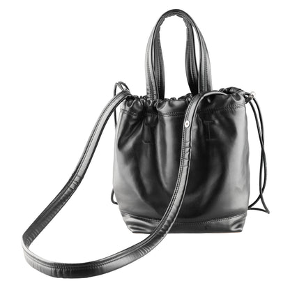 Paco Rabanne Black Silver Base Bucket Bag