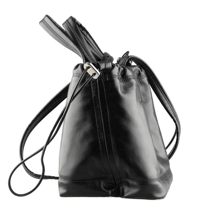 Paco Rabanne Black Silver Base Bucket Bag