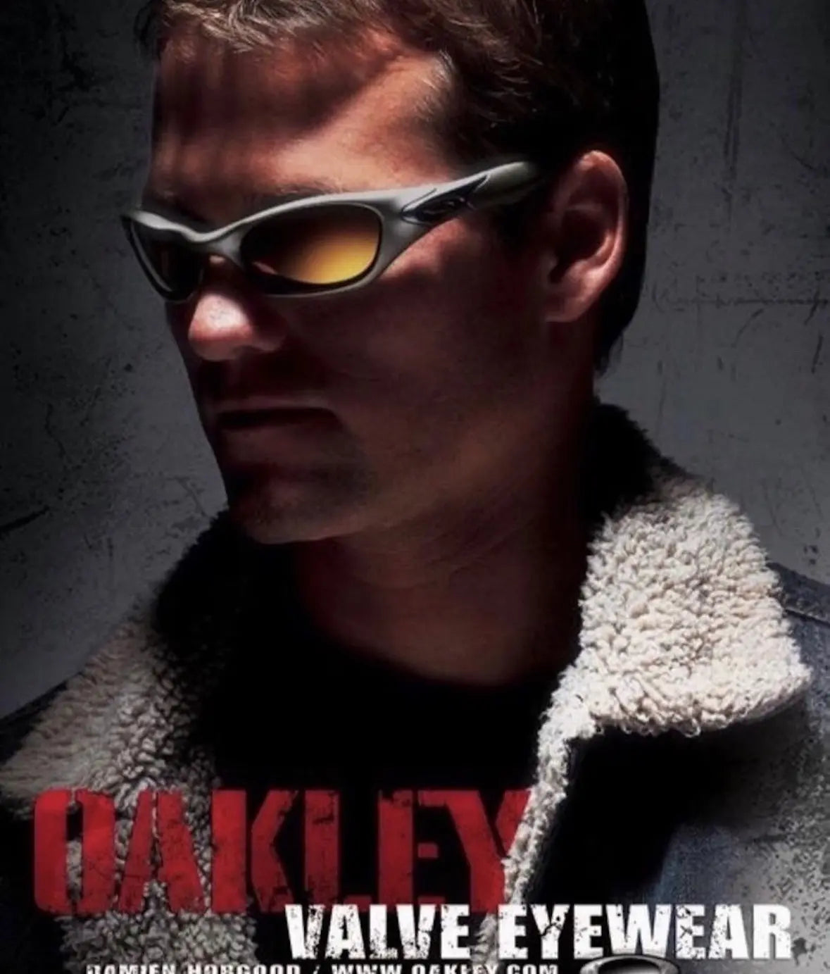 Oakley RARE 2003 Valve Silver Fire Lenses Vintage Sunglasses