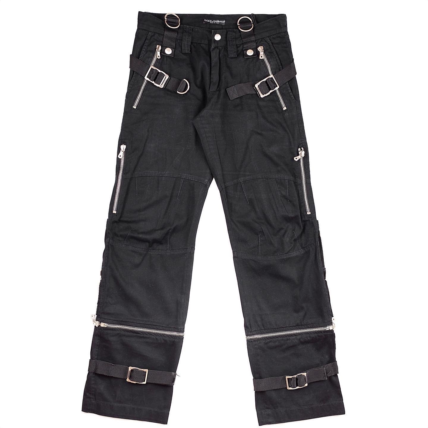 Dolce & Gabbana 2003 Bondage Cargo Pants