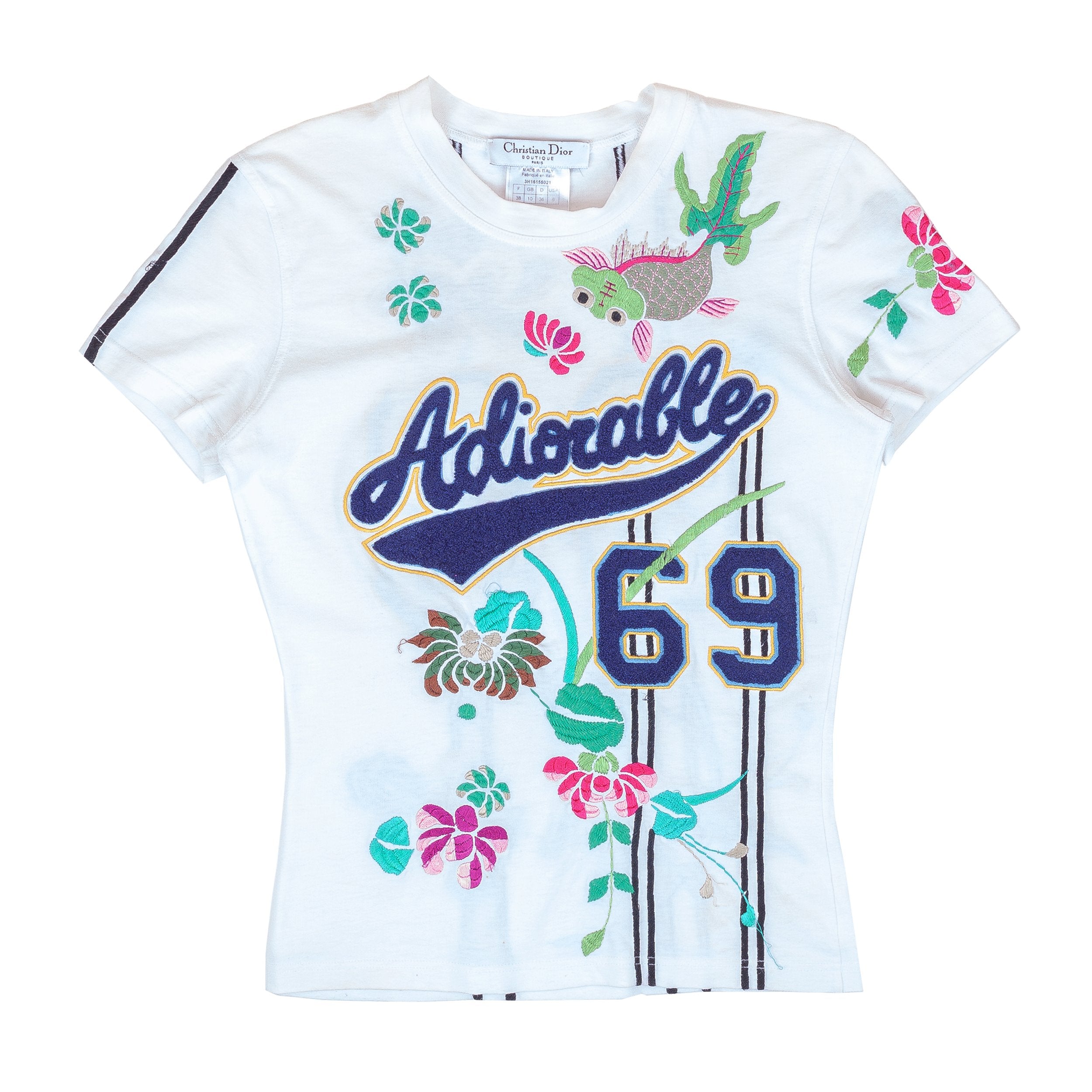 Dior 2003 Adiorable Vintage White T-Shirt – VOODOO WAREHOUSE Dior 2003 Adiorable Vintage White T-Shirt – VOODOO WAREHOUSE