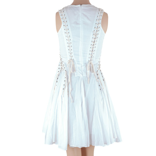 All Saints Spitalfields “Aemilla” Corset Laced Grommet Dress