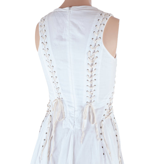 All Saints Spitalfields “Aemilla” Corset Laced Grommet Dress