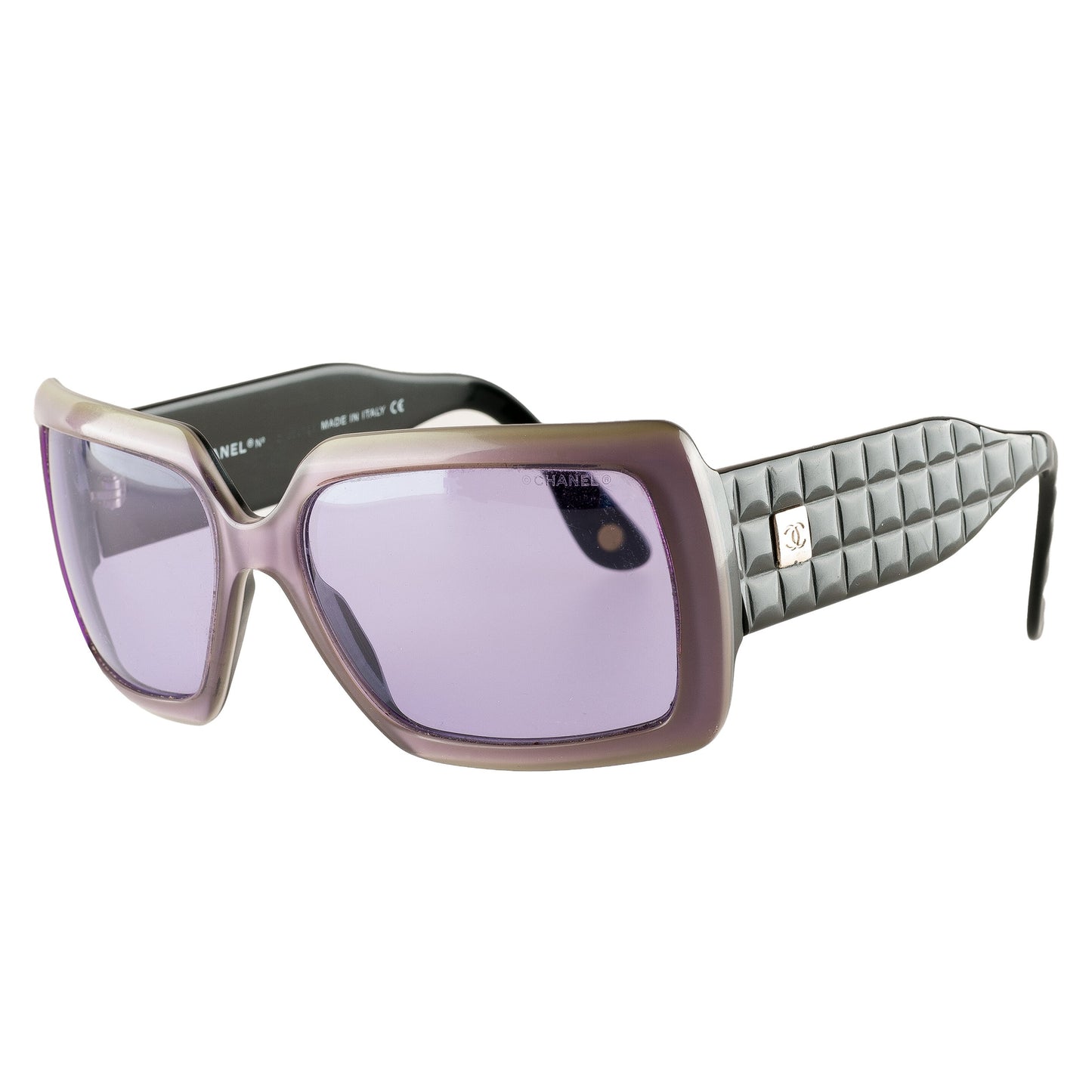 Chanel 5028 Lilac Square Quilted Sunglasses