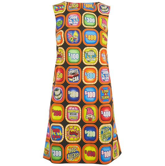 Moschino Couture AW 2019 "Good Luck Trolls" Printed Mini Dress