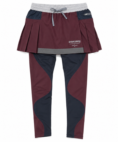 Nike x Undercover Gyakusou 2012 Burgundy Running Skirt & Leggings Set