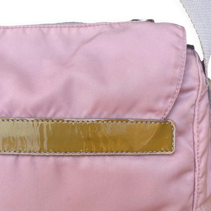 Prada Light Pink Nylon Side Bag