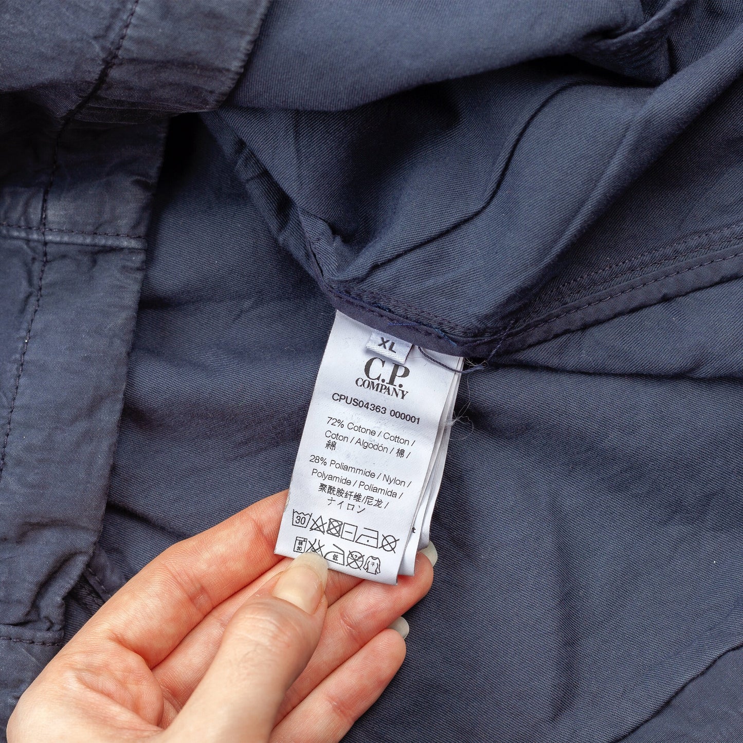 C.P. Company Navy Pocket Lens Overshirt/ Jacket