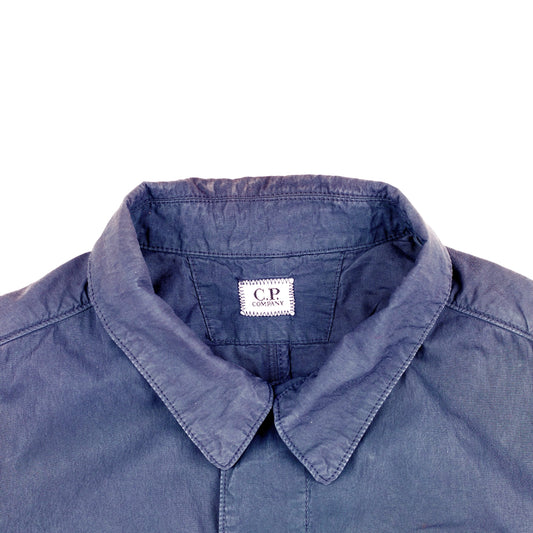 C.P. Company Navy Pocket Lens Overshirt/ Jacket