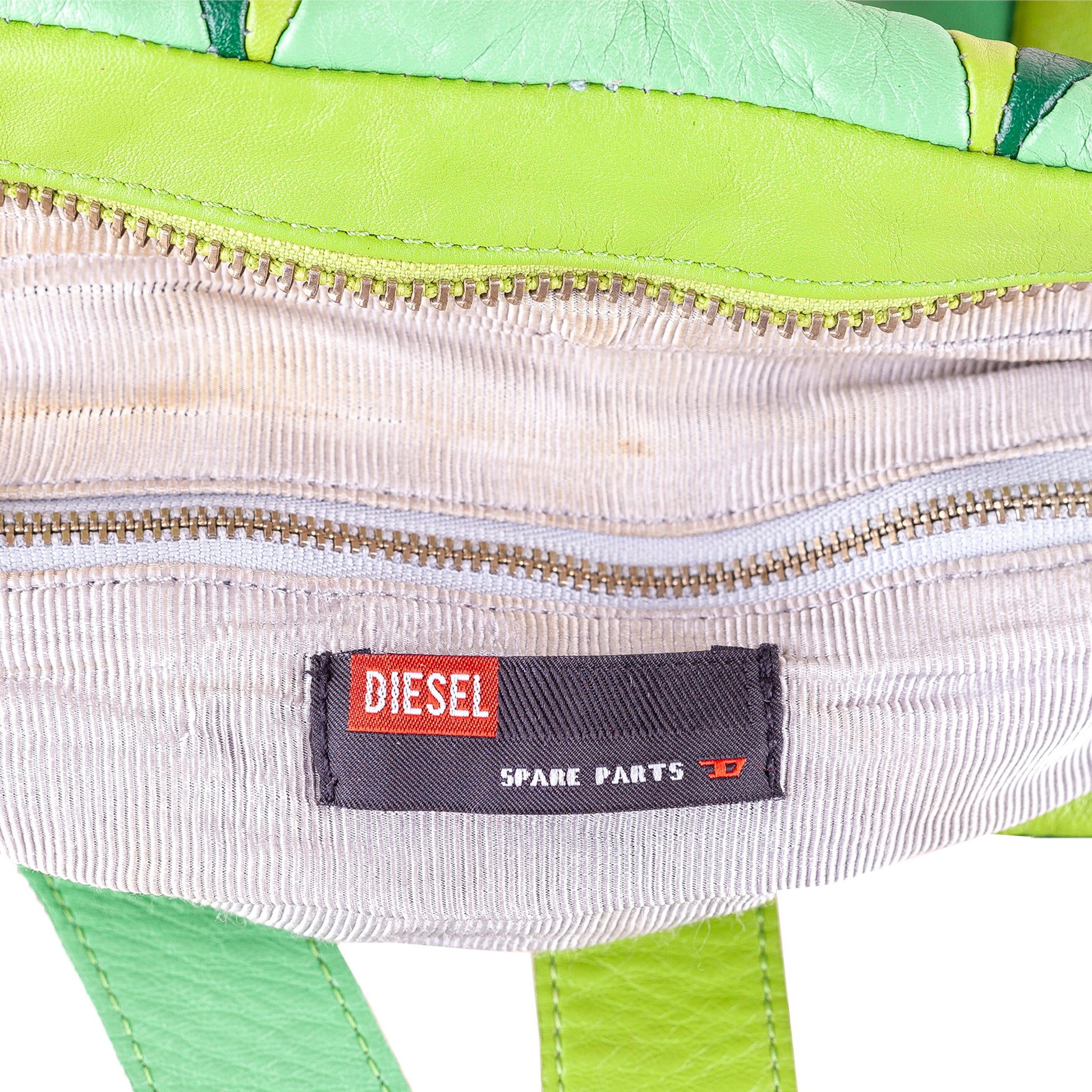 Diesel S/S 2005 “The Future” Green Baguette Bag