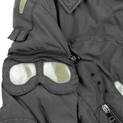 Dolce & Gabbana AW2003 Goggle Military Black Jacket