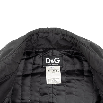 Dolce & Gabbana AW2003 Goggle Military Black Jacket