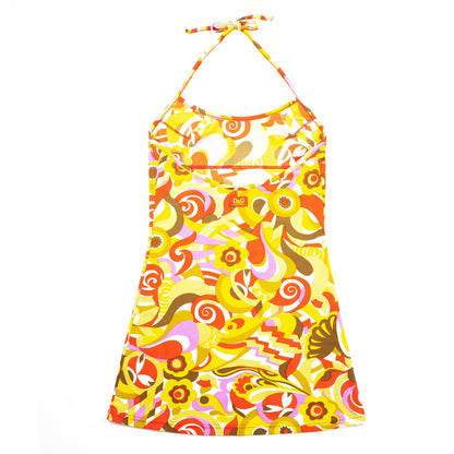 Dolce & Gabbana Psychedelic Waffle Beach Dress