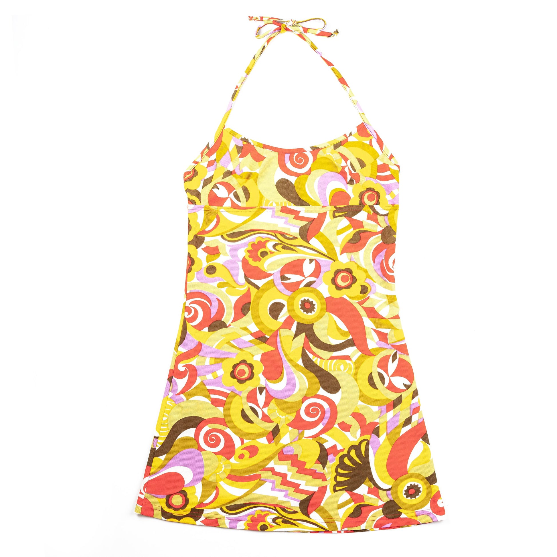 Dolce & Gabbana Psychedelic Waffle Beach Dress