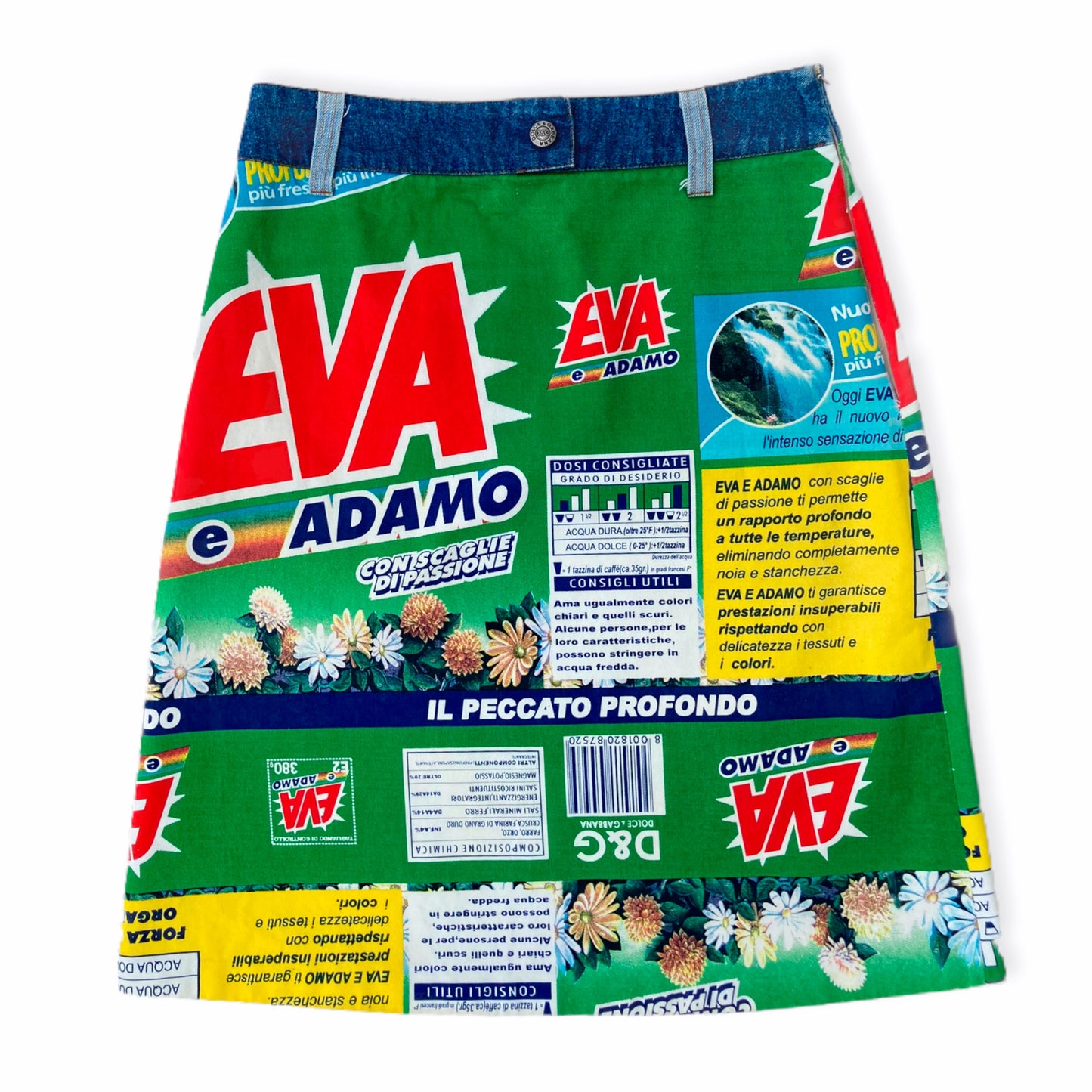 Dolce & Gabbana “Eva e Adamo”  Vintage Colorful Skirt  