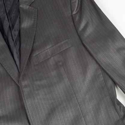 Dolce & Gabbana Men’s Dark Gray Pinstripe Suit Set  