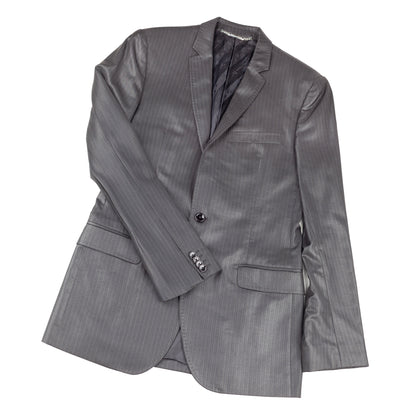 Dolce & Gabbana Men’s Dark Gray Pinstripe Suit Set  