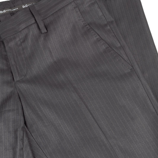 Dolce & Gabbana Men’s Dark Gray Pinstripe Suit Set