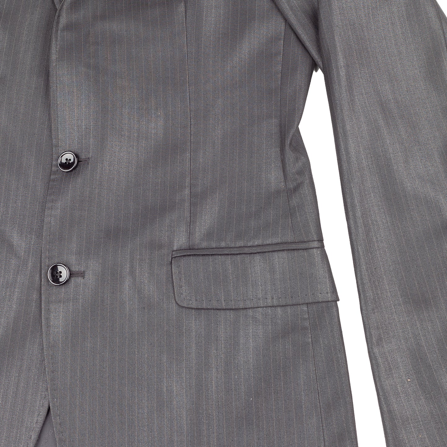 Dolce & Gabbana Men’s Dark Gray Pinstripe Suit Set