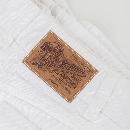 Louis Vuitton LV Vintage White Monogram Mini Cargo Skirt