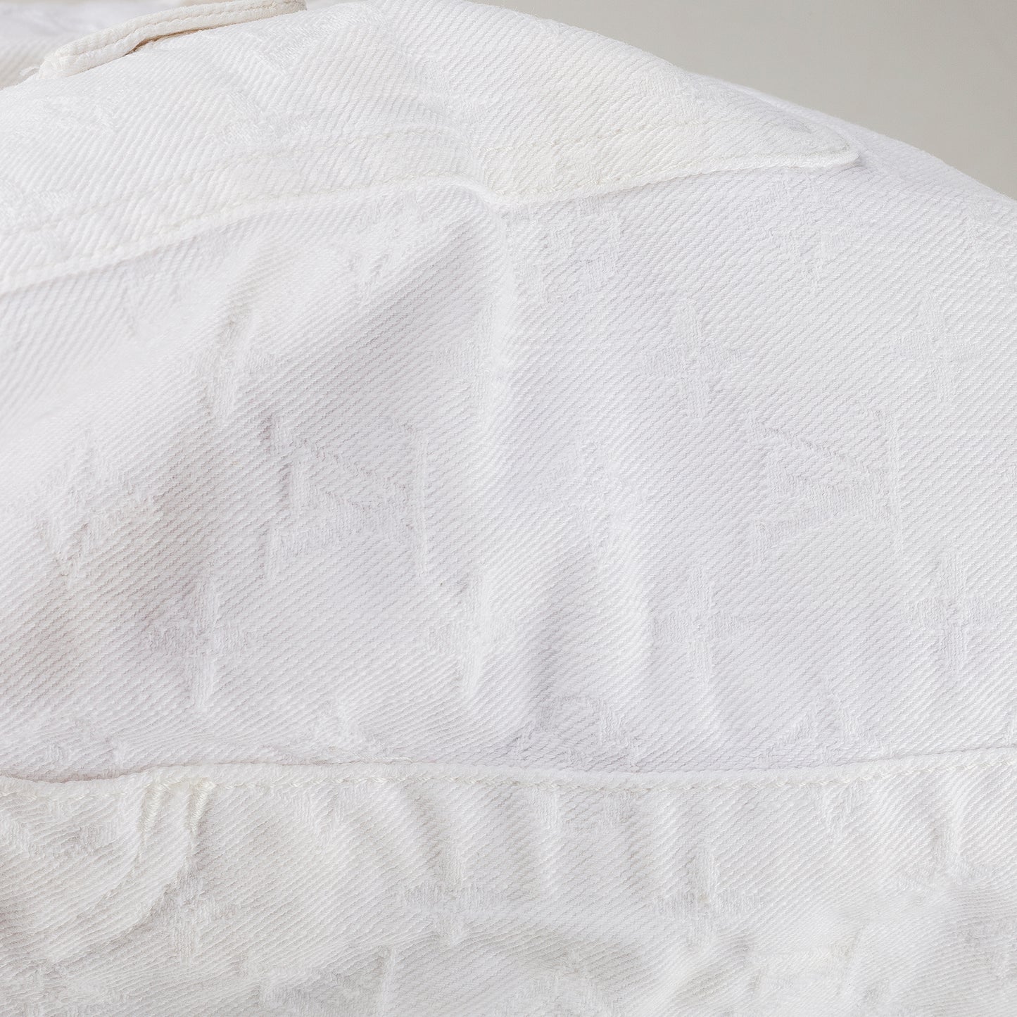 Louis Vuitton LV Vintage White Monogram Mini Cargo Skirt