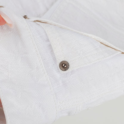 Louis Vuitton LV Vintage White Monogram Mini Cargo Skirt  