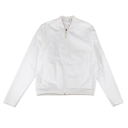 JIL SANDER White Cotton Bomber Jacket  