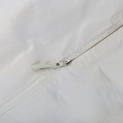 JIL SANDER White Cotton Bomber Jacket  