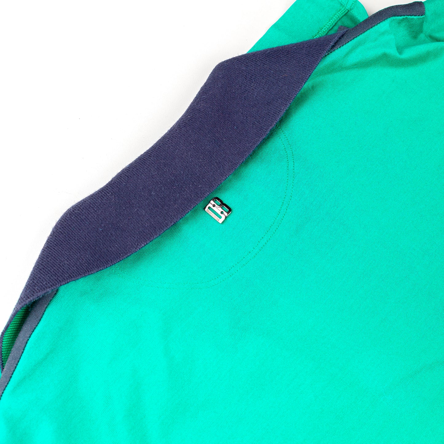 Dirk Bikkembergs Vintage Green Flower Polo Shirt Top