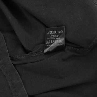 Balmain Paris 2017 AW "BALMAIN LIFE" Black T-Shirt  